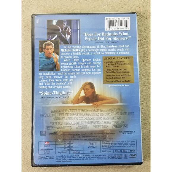 What Lies Beneath DVD 2000 NEW Sealed Widescreen Dolby Digital DreamWorks - Picture 6 of 7